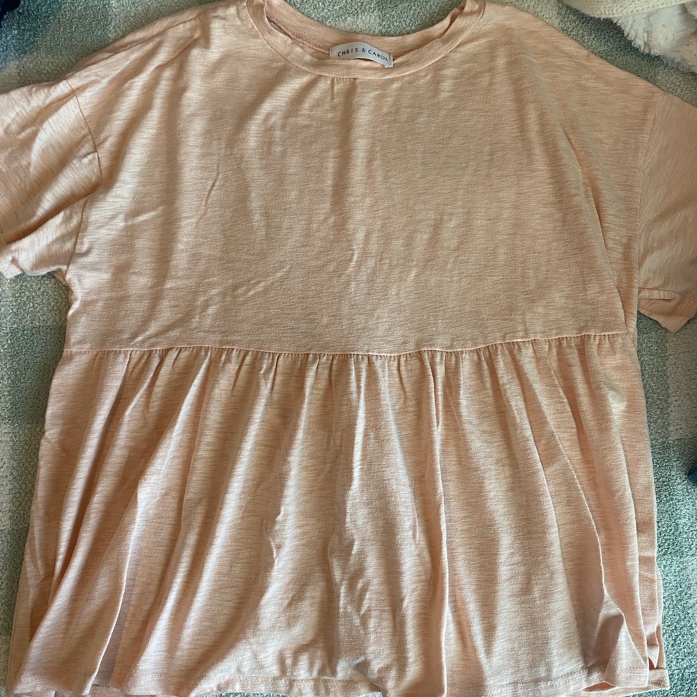 Chris & Carol Soft Peach Top